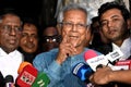 Nobel laureate Prof Muhammad Yunus at the labor court in Dhaka. Bangladesh.