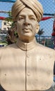 Nobel laureate Sir Chandrasekhara Venkata Raman commonly know as C . V. Raman statue at calcutta ,West Bengal, India.