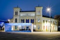 Nobel Peace Centre at night, located by the waterfront at Aker Brygge, Oslo