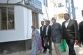 Nobel peace laureate Muhammad Yunus at Labor Appellate Tribunal for bail extension in Dhaka.