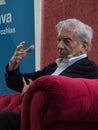 Nobel Prize laureat in literature Mario Vargas Llosa on Book World Prague 2019 Royalty Free Stock Photo