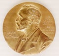 Nobel Prize Medal Royalty Free Stock Photo