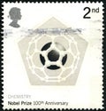 Nobel Prize 100th Anniversary UK Postage Stamp