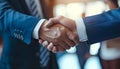 businessmen shaking hands during a meeting Royalty Free Stock Photo