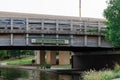 Noble Foundation Bridge in Bricktown across canal.