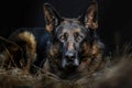 Noble German Shepherd in Repose