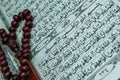 The Noble Quran and tasbih Royalty Free Stock Photo