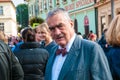 Nobleman Karel Schwarzenberg visiting the national pilgrimage in the Old Boleslav Czech Republic 28.9.2017 Royalty Free Stock Photo