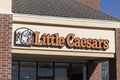 Little Caesars Pizza Franchise. Little Caesars is a Carry-Out Chain Featuring Pizza and Wings Royalty Free Stock Photo