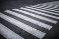 Nobody on Crosswalk in Black and white Crosswalk