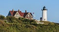 Nobska Lighthouse Cape Cod Massachusetts Royalty Free Stock Photo