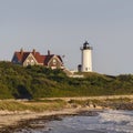 Nobska Lighthouse Cape Cod Massachusetts Royalty Free Stock Photo