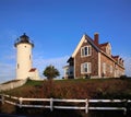 Nobska Point Light Royalty Free Stock Photo