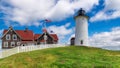 Nobska Point Light Lighthouse, Cape Cod, Massachusetts Royalty Free Stock Photo