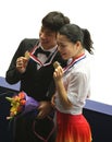 Nobunari Oda and Akiko Suzuki (JPN)