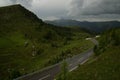 Nock Alp Street, Carinthia, Austria Royalty Free Stock Photo