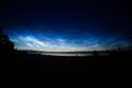 Noctilucent Clouds Royalty Free Stock Photo