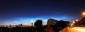 Noctilucent clouds Royalty Free Stock Photo