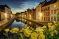 Brugge city in Belgium, Europe Royalty Free Stock Photo