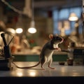 Nocturnal Rat in Laboratory