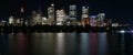 A nocturnal view of Sidney skyline