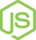 Nodejs logo icon paper texture stamp Royalty Free Stock Photo