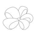 Node, ornamentals, frippery, and other web icon in outline style.Bow, ribbon, decoration,