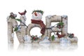 Noel Christmas Sign Royalty Free Stock Photo