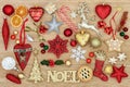 Noel Sign and Christmas Symbols