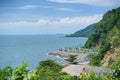 Noen Nangphaya Viewpoint. one of most popular tourist attractions in Chantaburi. Chalerm Burapha Chonlathit Highway Look From Noen