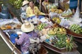 Noen Saduak Floating Market - Thailand Royalty Free Stock Photo