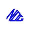 NOG letter logo creative design with vector graphic, NOG