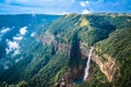 Nohkalikai Falls is the tallest plunge waterfall in India.