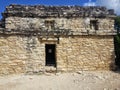 Top of Nohoch Mul Coba Ruins Royalty Free Stock Photo