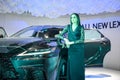 Noida, Uttar Pradesh, India, 28 November 2023- The futuristic self-driving fully autonomous electric, diesel and petrol car