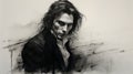 Noir Comic Art: Romanticism Sketch Of A Handsome Vampire