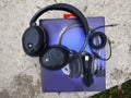 Noise canceling headphones. Serve to suppress external noise
