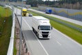 Traffic. Acoustic wall that protects residents against noise gen