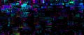 Noise, glitch effect, interference and abstract artifacts, error design Royalty Free Stock Photo