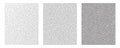 Noise grain gradient background, dot pattern spray effect set Royalty Free Stock Photo