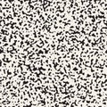 Noise Grunge Abstract Texture. Vector Seamless Black And White Pattern. Royalty Free Stock Photo