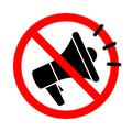 Noise prohibition symbol