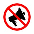 Noise prohibition symbol