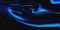 Noisy color gradient background grainy. Dynamic noise texture abstract featuring glowing blue waves flowing against a dark