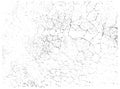 Noisy irregular old surface overlay texture. Subtle grunge urban monochrome vector background. Abstract cracks effect graphic Royalty Free Stock Photo