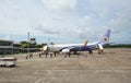 Nok Air Plane landed at Surat Thani International Airport