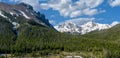 Nokhu Crags in the Never Summer Mountains of Northern Colorado Royalty Free Stock Photo