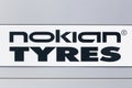 Nokian Tyres sign on a wall