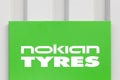 Nokian Tyres sign on a wall