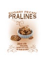 NOLA Collection Louisiana Pecan Pralines Background